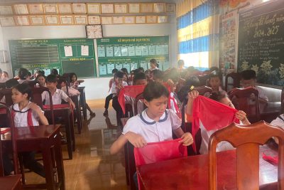 LỄ KẾT NẠP ĐỘI VIÊN MỚI – NIỀM TỰ HÀO CỦA HỌC SINH LỚP 3